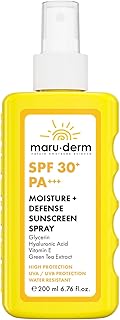 Maru.Derm SPF 30+ Nemlendirici + Koruyucu Güneş Kremi Spreyi 200 ml