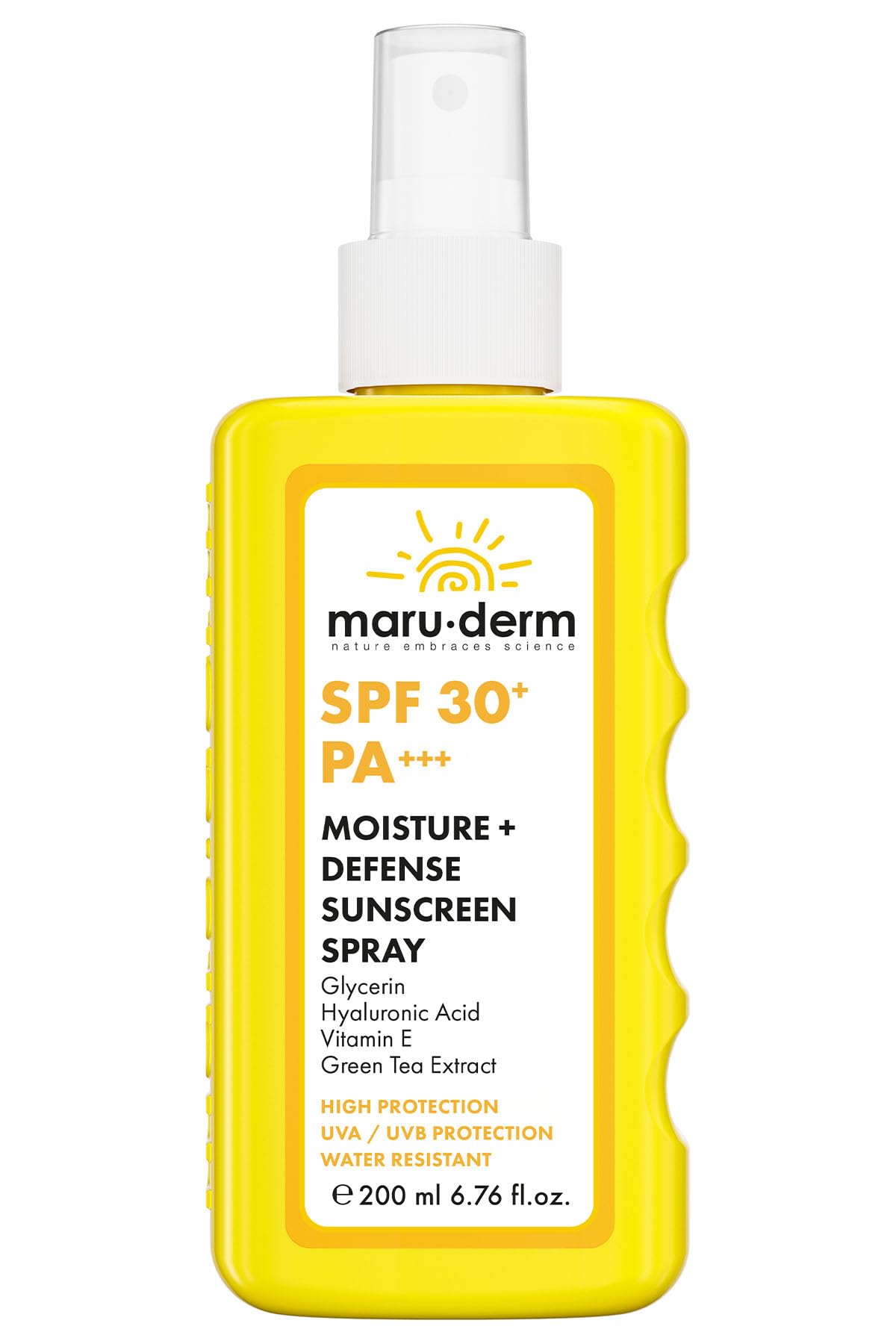 Maru.Derm SPF 30+ Nemlendirici + Koruyucu Güneş Kremi Spreyi 200 ml