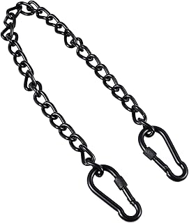YARNOW Corrente De Balanço De Aço Inoxidável Mosquetão Preto Rede Mosquetões De Escalada Mosquetão Preto Resistente Clipe De Rede Gancho De Rede Mosquetões Corrente De Balanço Aço
