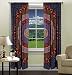 DIYANA IMPEX Indian Mandala Curtain Kitchen Window Curtains Curtain & Valance Set Dorm Tapestry,Indian Drape Balcony Room Decor Curtain Boho Set Hippie Curtain Panel (Multi Color)