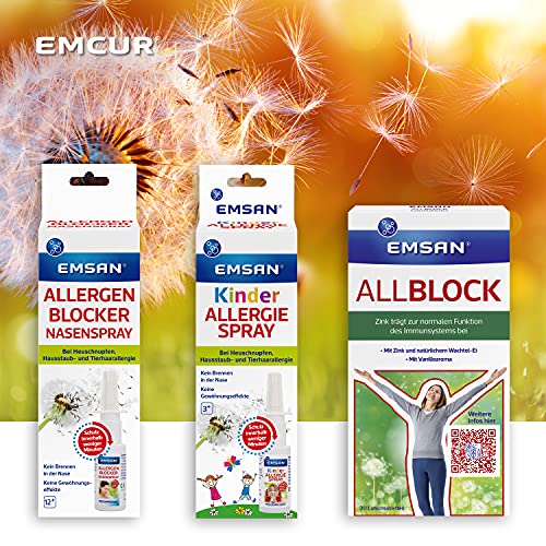 Emsan® Kinderallergiespray Filmbildendes Nasenspray Spray für die Nase Bei Heuschnupfen
