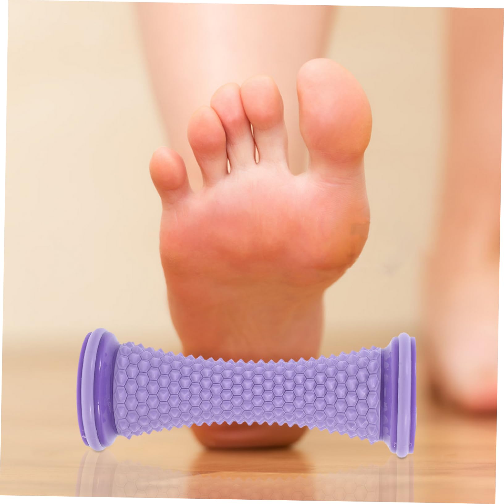 Healeved 2 Stück-pack Tragbare Fußsohlenmassagerolle aus Tpr und Pvc Multifunktionales Fußmassagegerät mit Mehrfachmassage Techniken für Entspannung und Fersenschmerzen