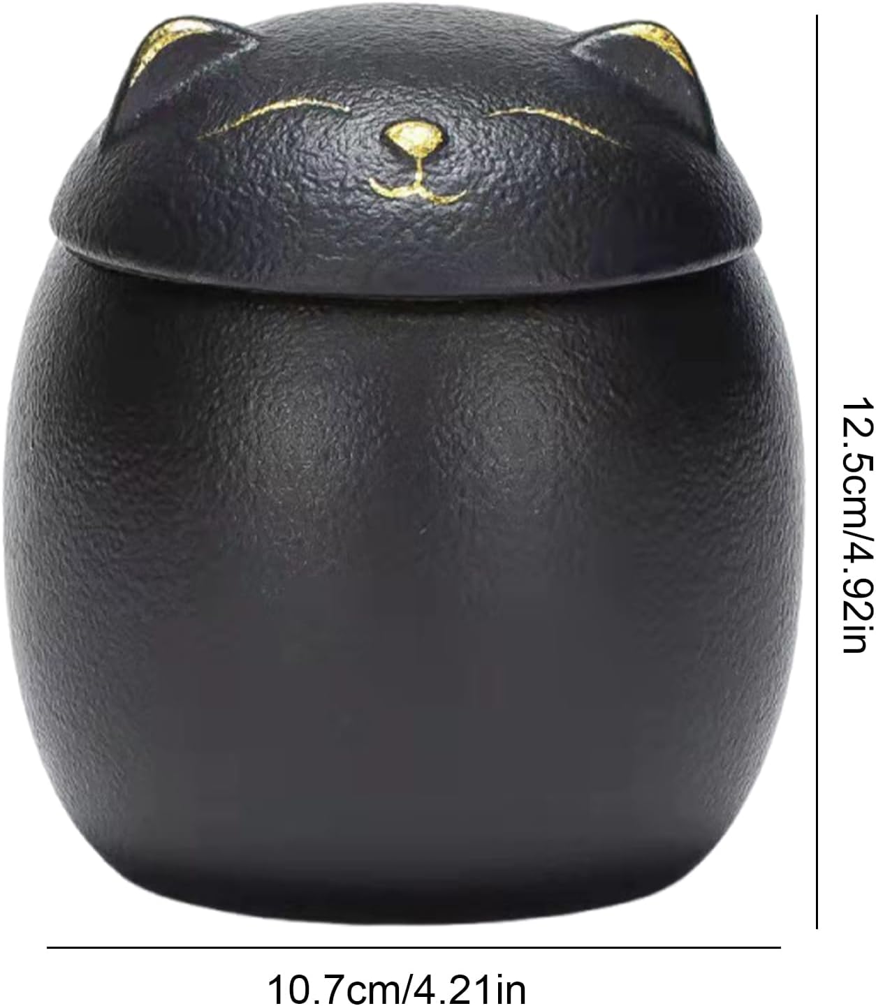 犬の遺灰用骨壷 - セラミック小型犬のメモリアル骨壷 - 防水火葬メモリーボックス 棚マントル用 小さなおもちゃ テーブル セレモニ