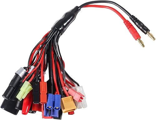 Miniatura 1 de 19 en 1 RC Lipo cargador de batería adaptador conector divisor alambre pulpo convertir cable, enchufe plátano Lipo batería adaptador de cargador