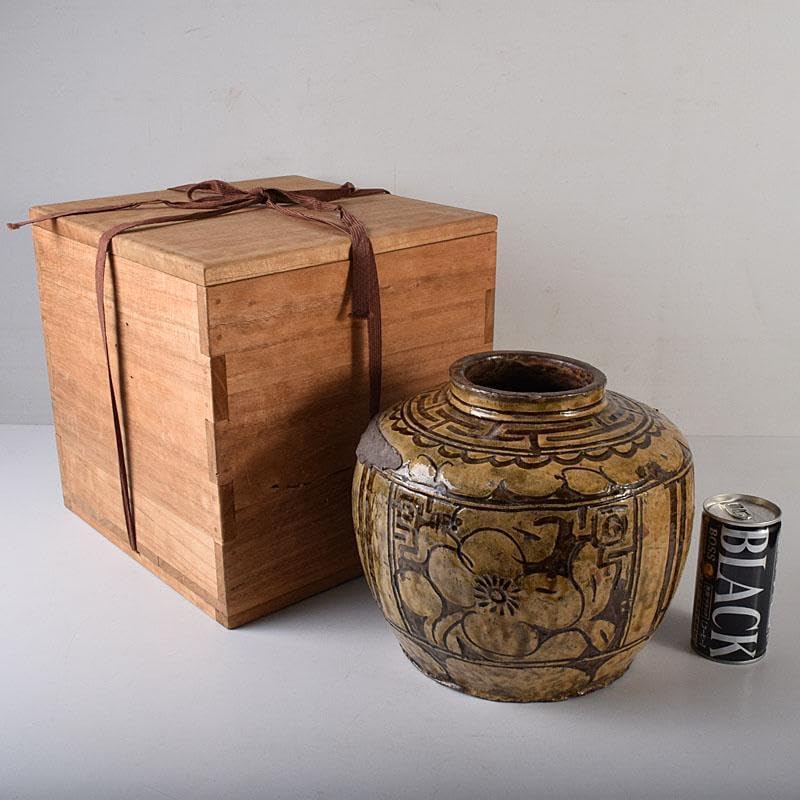 月峯作 総金地雲錦蒔絵 棗 つから 共箱 茶道具
