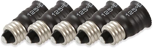 Miniatura 5 de ELECTOP Adaptador de base de bombilla LED E11 a E12, convertidor de lámpara de enchufe de luz (paquete de 5)