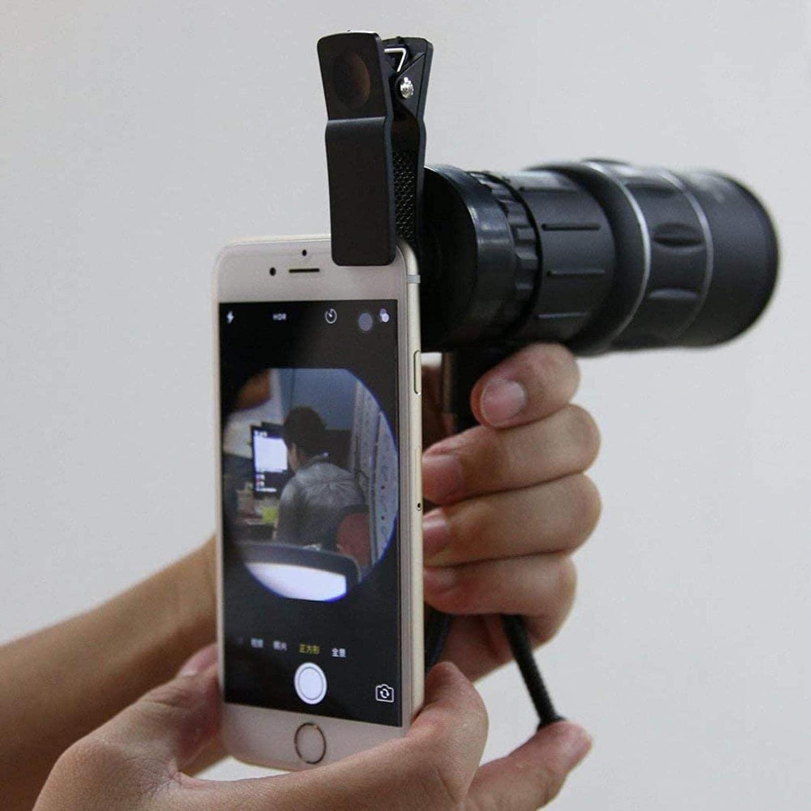 REVAHI Telescopio monocular 16x52/telescopio monocular con Doble Foco para Deportes al Aire Libre