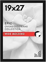 Vista 116 de Americanflat - Marco para cuadro de 16x20 con plexiglás pulido - Marcos anchos para cuadros fabricados en madera de ingeniería para exhibición