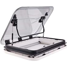 Skylights Roof Vent Hatch with LED Light for Motorhomes and Caravans - Replacement Skylight Window for Enhanced Ventilation and Illumination