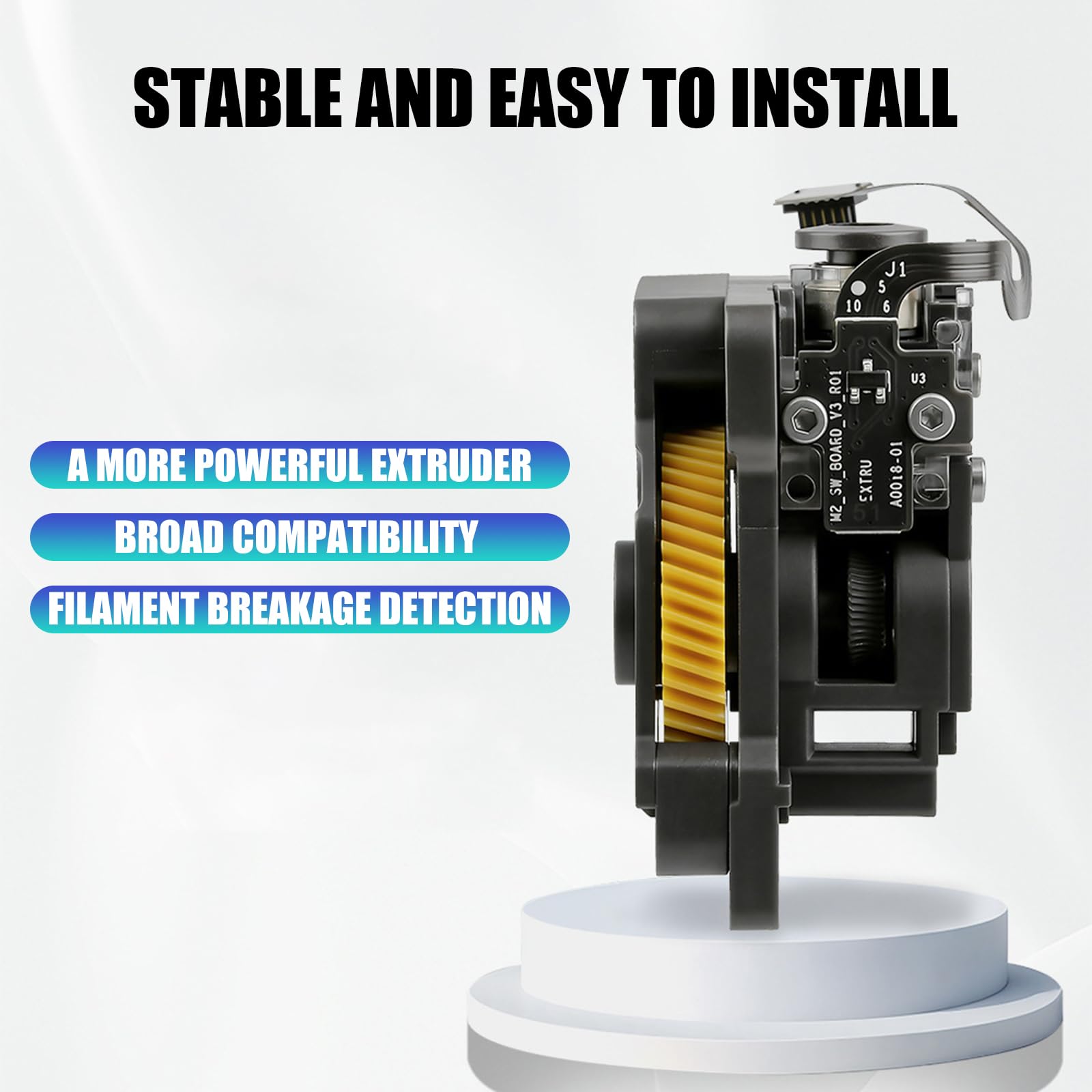 Aggiornato Basso Rumore Modulo Estrusore In Acciaio Temprato Gestione del Calore per P1S P1P X1C Stampante 3D Accessori Assemblaggio