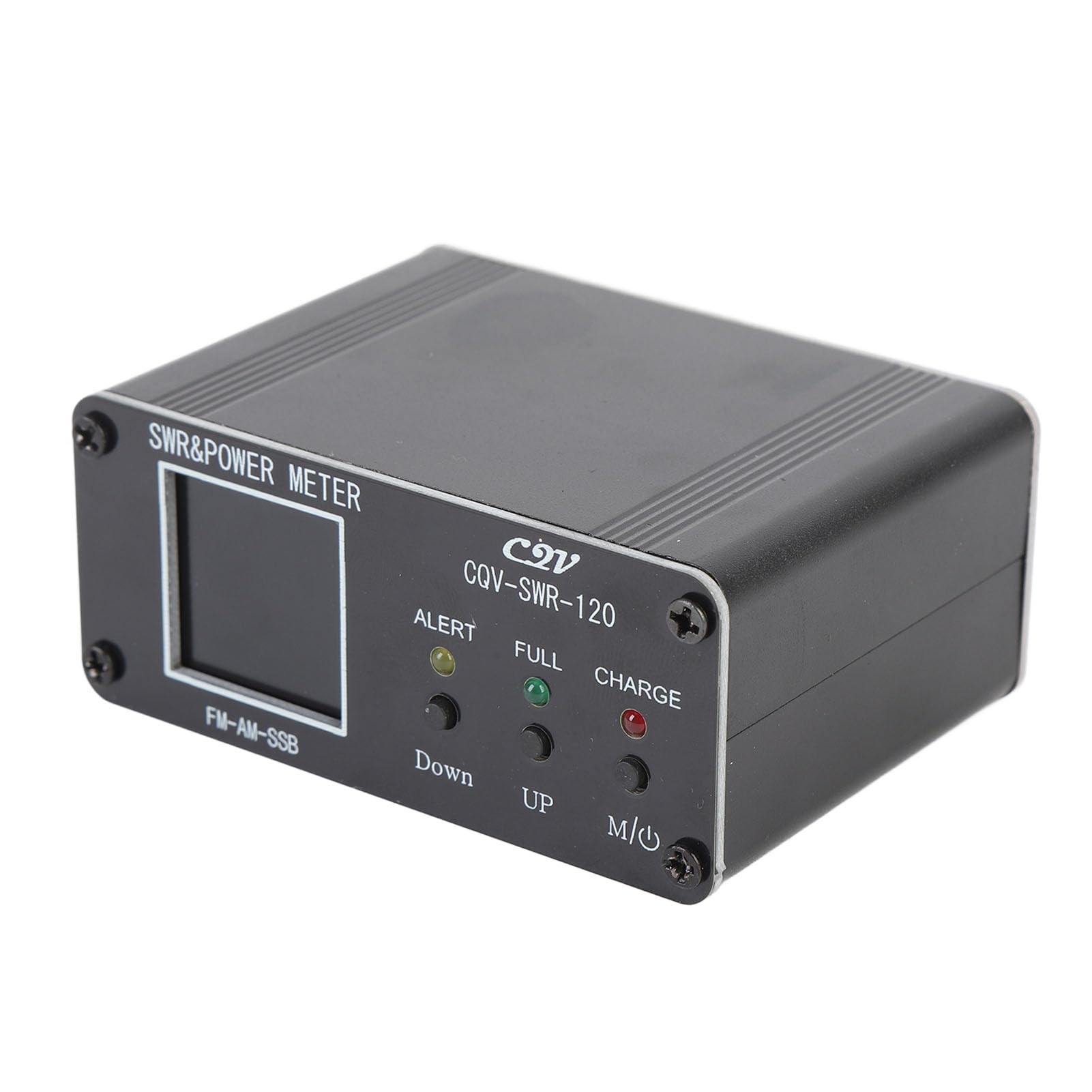 Medidor de potencia SWR compacto Fabater de aluminio con pantalla digital de alta visibilidad 8