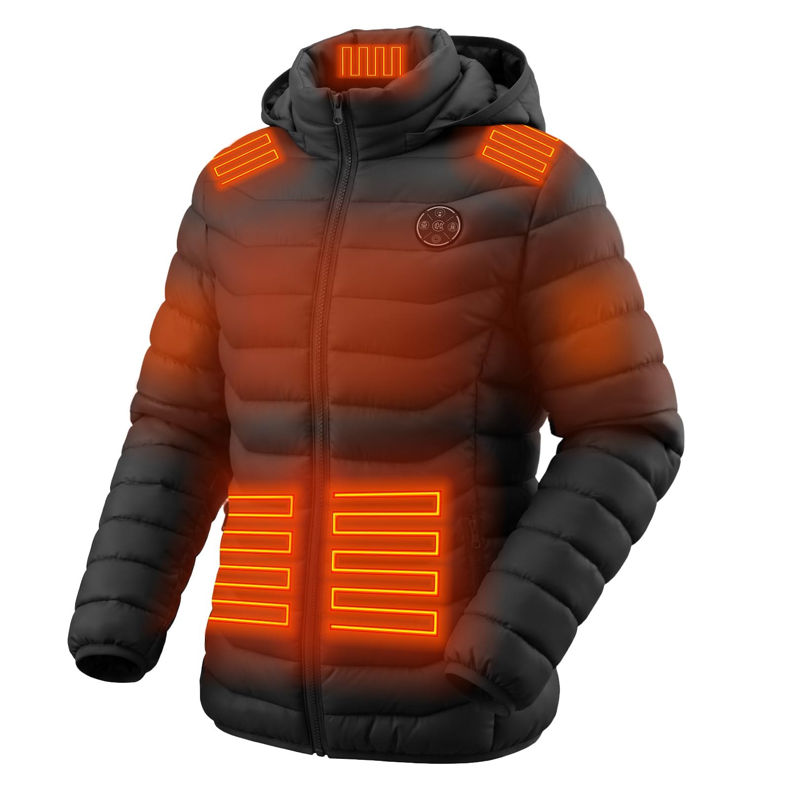 Women's Heated Jacket with Battery Pack, 15 Heating Zones