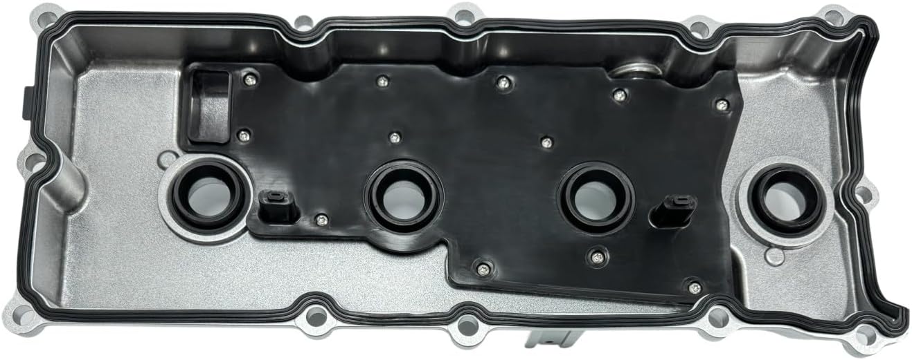 13264-ZE00A 13264-ZE01A Upgraded Aluminium Engine Valve Cover with Gasket & Oil Filler Cap & Bolts Compatible with Nissan Titan Armada Pathfinder NV2500 NV3500, Infiniti QX56 2006-2017 V8 5.6L