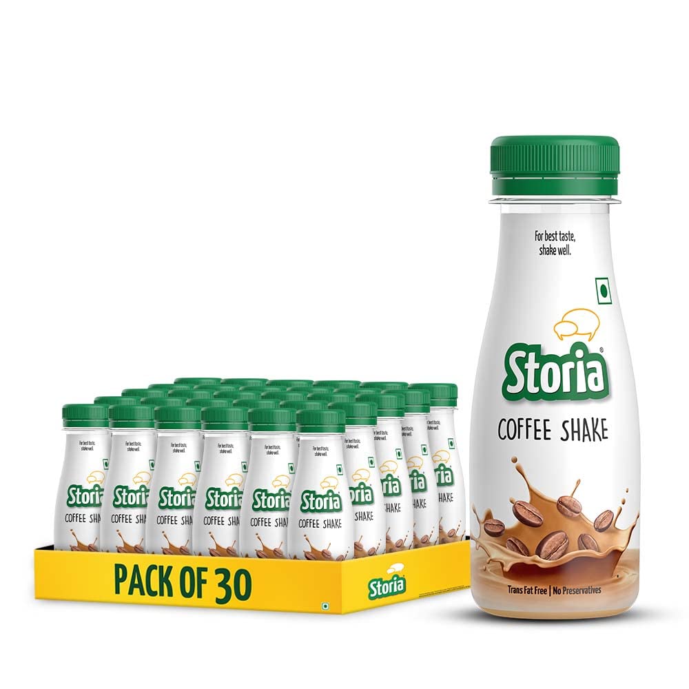 Storia Coffee Milkshake, No Added Preservatives, Trans Fat Free - 180ml (Pack of 30) (B0C2CSRW5W) Amazon Price History, Amazon Price Tracker
