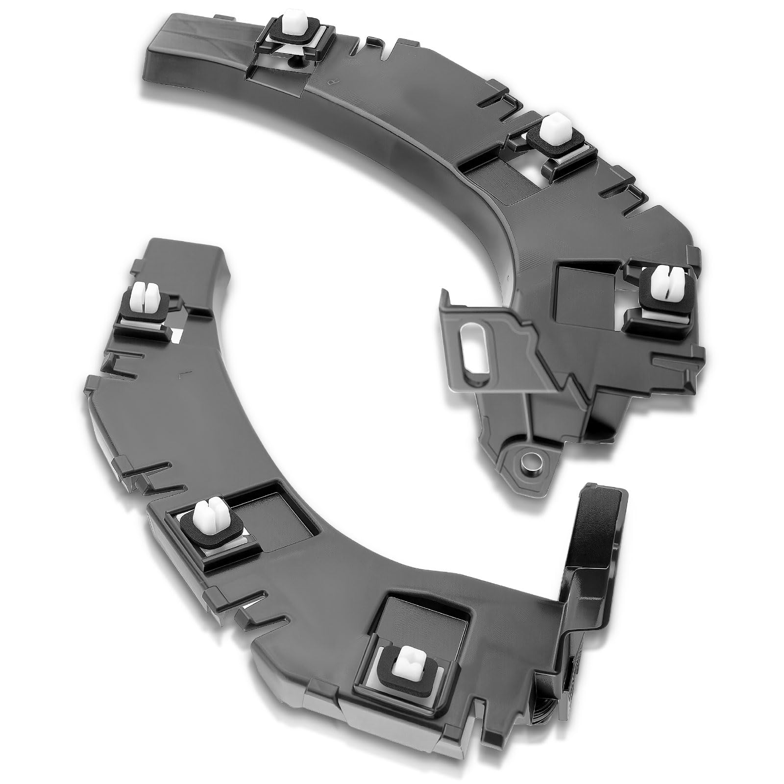 2Pcs Rear Left Right Side Bumper Fascia Support Bracket for Dodge Challenger 2008-2020, Replace 68026644AF, 68026645AF