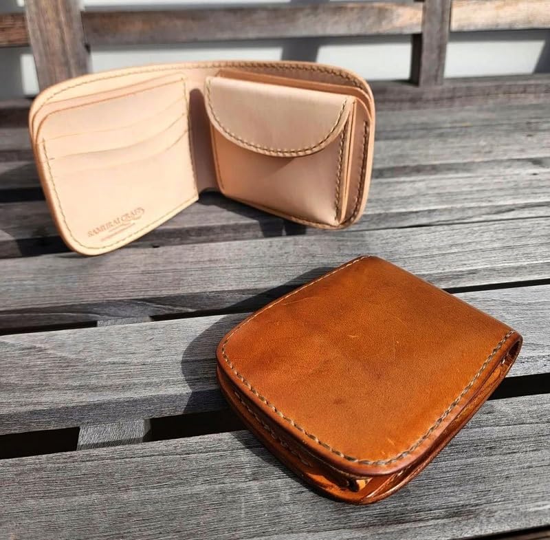 Amazon | [サムライクラフト] 二つ折り財布 ハーフウォレット N-1