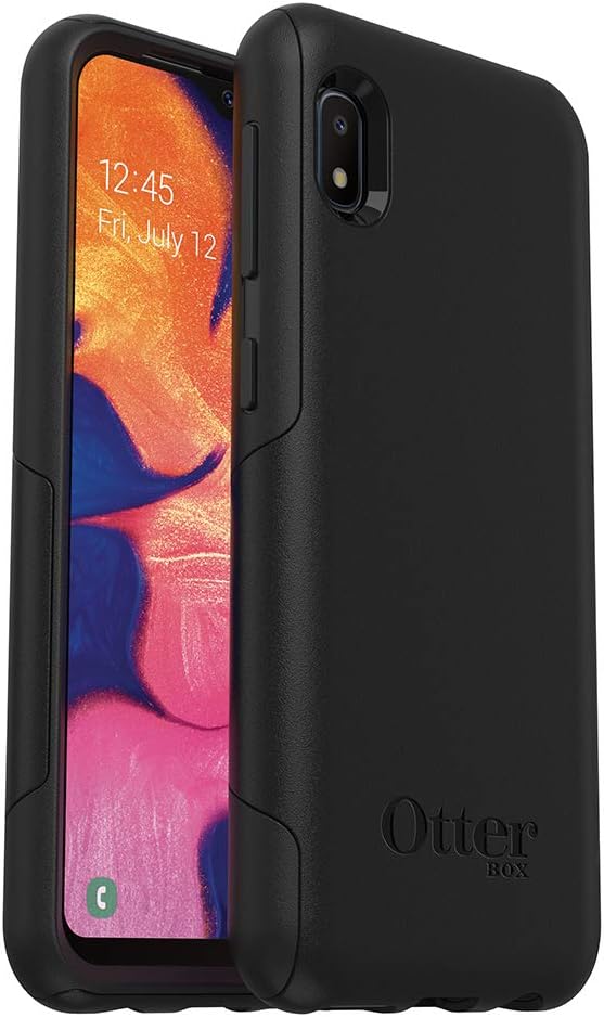 OtterBox Samsung Galaxy A10e Commuter Series Lite Case - BLACK, slim & tough, pocket-friendly, with open access to ports and speakers (no port covers),