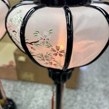 雛人形　ぼんぼり2個セット 桜柄のランプシェード Amazon.co.jp: 櫻 羽衣印 50号雪洞 雛人形 ぼんぼり ぼんぼり