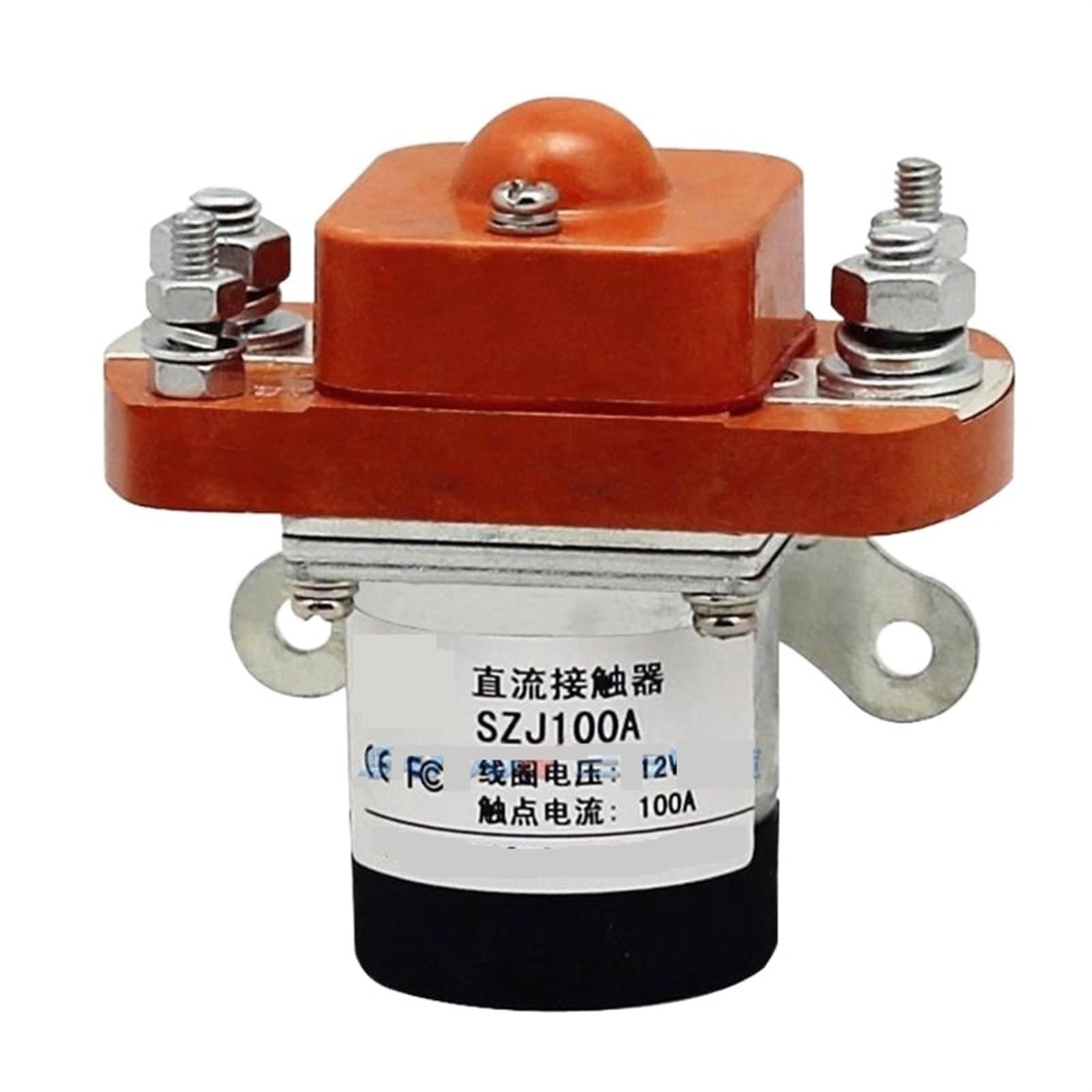 RCGKNNMUZ SZJ-100A DC Contactor 100A SZJ-100A Power Relay 12V 24V 36V 48V 60V 72V for Car Battery Electric Forklift Trucks 1Pcs(Coli voltage 12VDC)