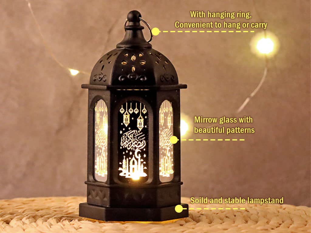 Ramadan Moon Ha Condotto La Luce 2026 Eid Mubarak Decorazione Lampada di Metallo per la Camera di Casa Ramadan Kareem Islamico Musulmano Eid Al Adha Regalo Del Parto  39