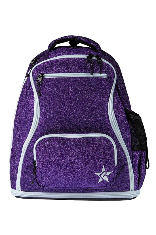 Rebel Dream Bag in Amethyst with White Zipper