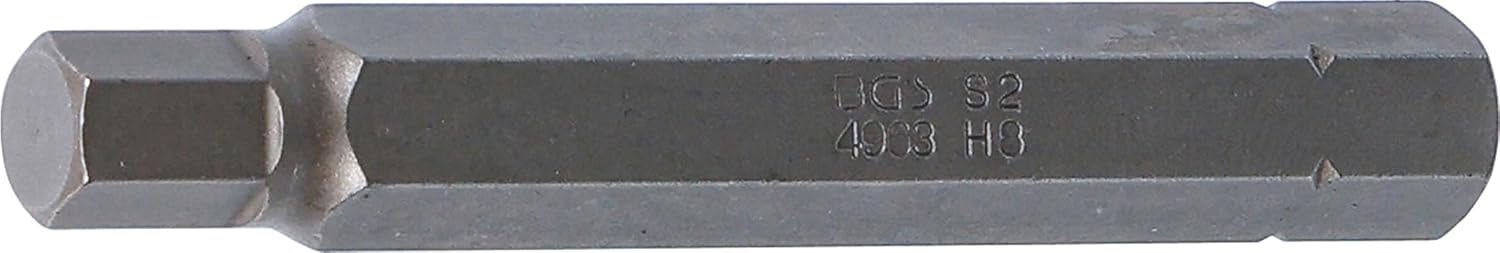 BGS 4962 | Bit | length 75 mm | 10 mm (3/8") Drive | internal Hexagon 7 mm