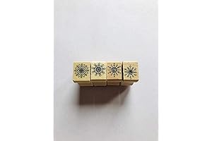 Intricate Mini Snowflake Rubber Stamp Collection