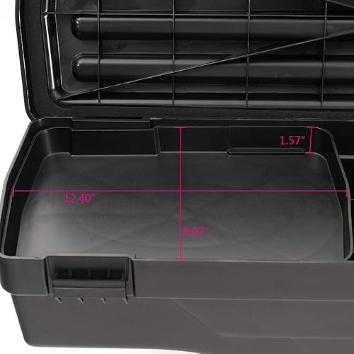 Miniatura 6 de G-PLUS Caja de almacenamiento para caja de camión, caja de herramientas para lado derecho del pasajero, compatible con Toyota Tundra 2007-2020, caja