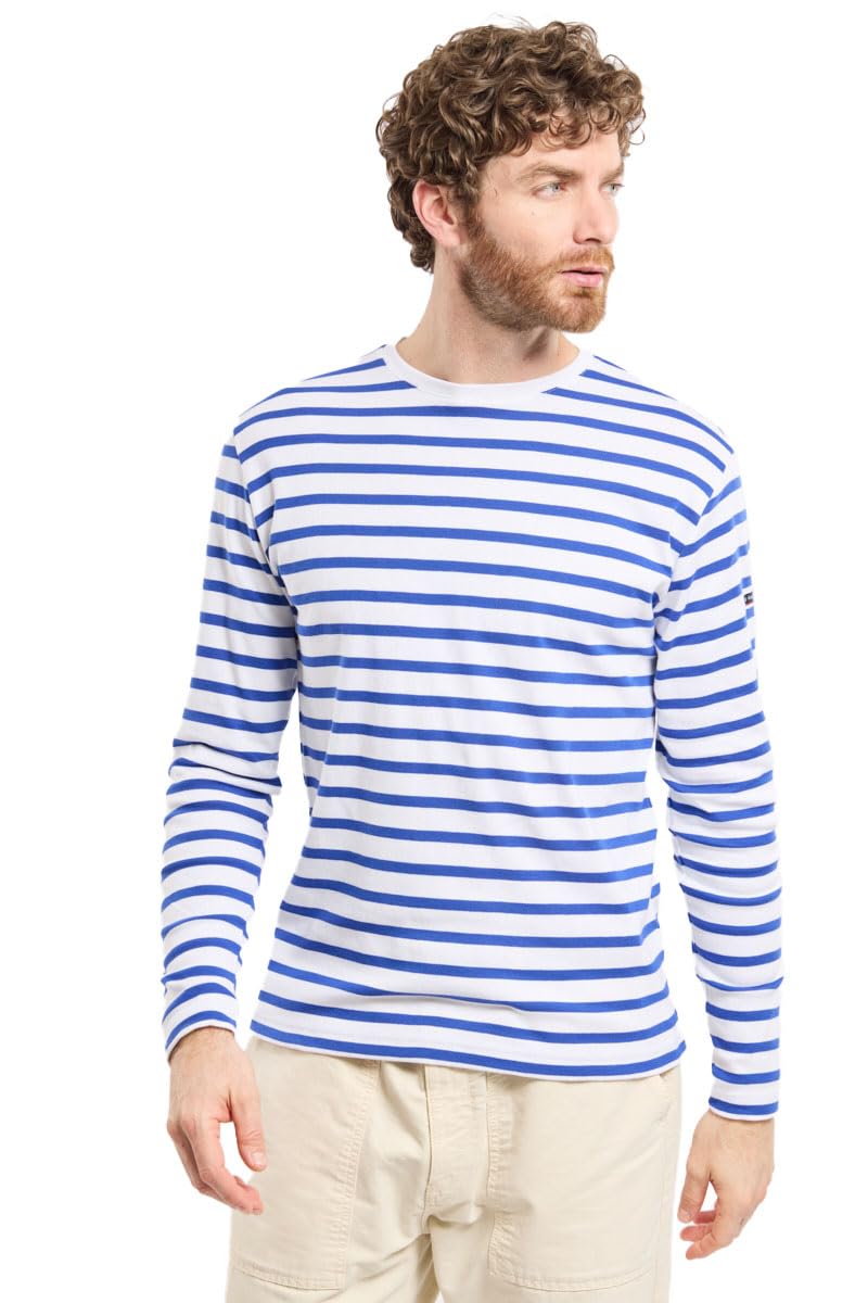Armor Lux Men's Crozon T-Shirt Not Applicable, Multicolour (Blanc/Etoile Dw5), Xx-Large (Manufacturer Size: Xx-Large)