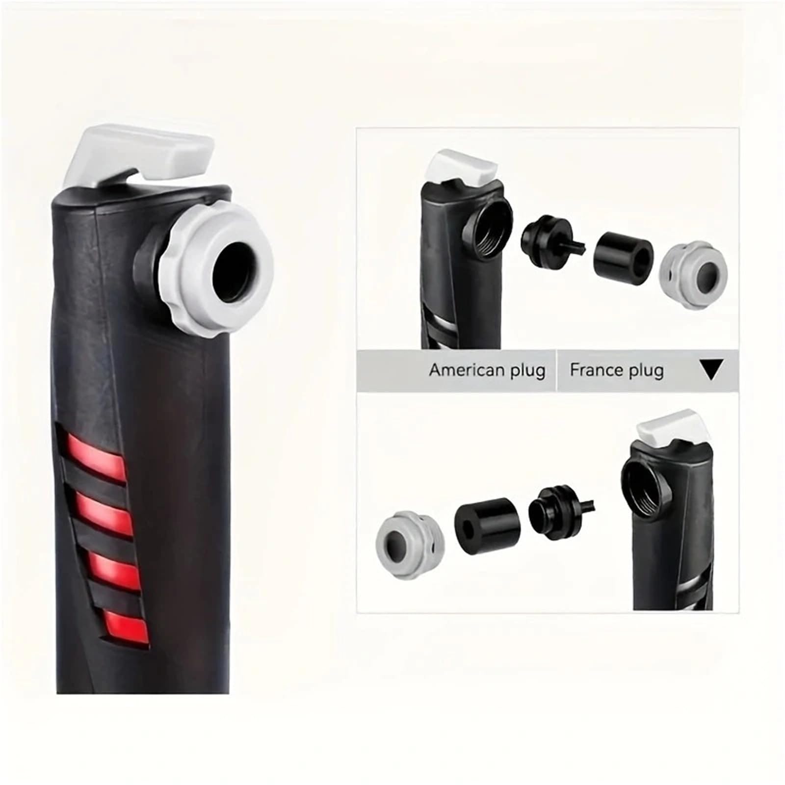 Kit Di Strumenti For La Riparazione Di Pneumatici For Bici Con Pompa Ad Aria, Set Di Strumenti Combinati For La Riparazione Di Pneumatici Senza Colla For La Manutenzione Del Ciclismo