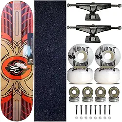 Skate Profissional Completo Shape Black Sheep 8.0 Tag Orange