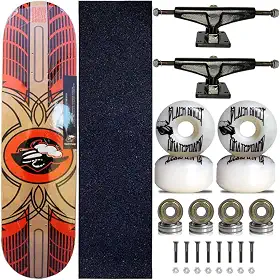 Skate Profissional Completo Shape Black Sheep 8.0 Tag Orange