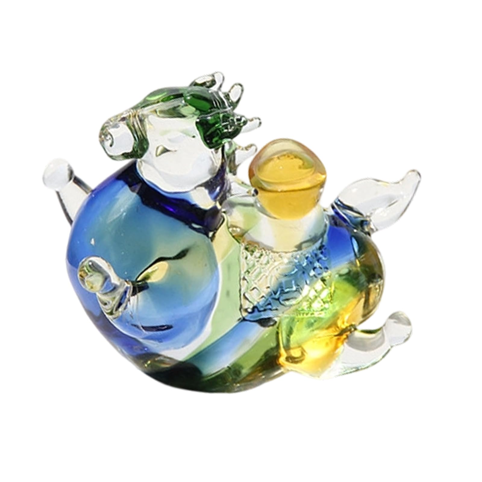 Zxfdsfdbnm Glass Horse Figurines Realistic Zodiacs Statues Ornament for Home Decorations Glass Horse Statue