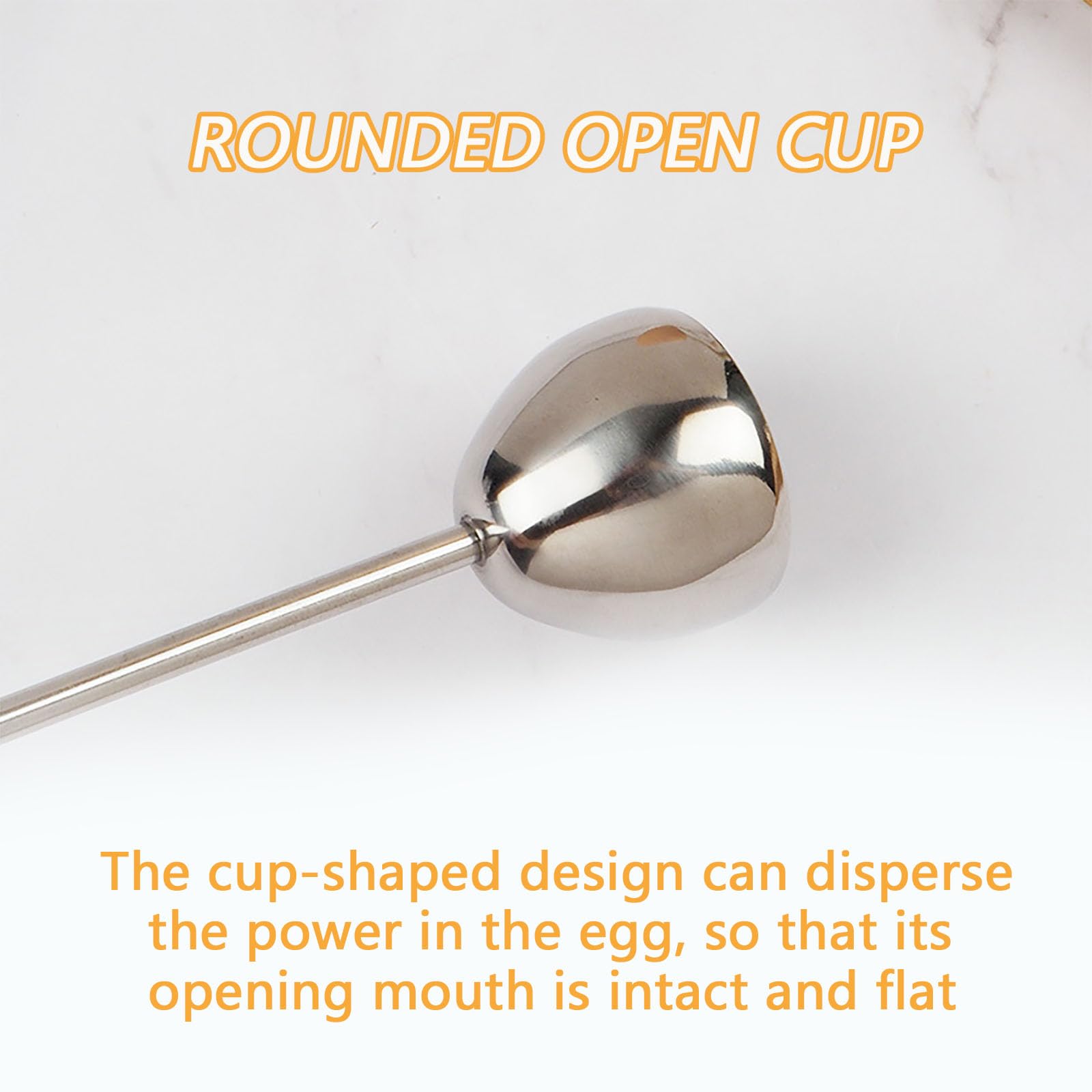 Convenient Egg Cracker Topper Stainless Steel Eggshell Cutter Soft Hard Boiled Egg Shell Remover Kitchen Tool Egg Shell Opener Remover - Image 3