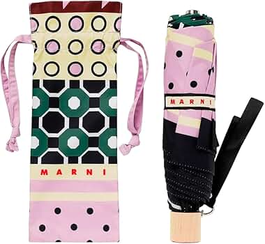 新品未使用 MARNI 折りたたみ傘 アーカイブプリント 晴雨兼用 MARNI マルニ フラワー カフェ FLOWER CAFE レディース 晴雨兼用
