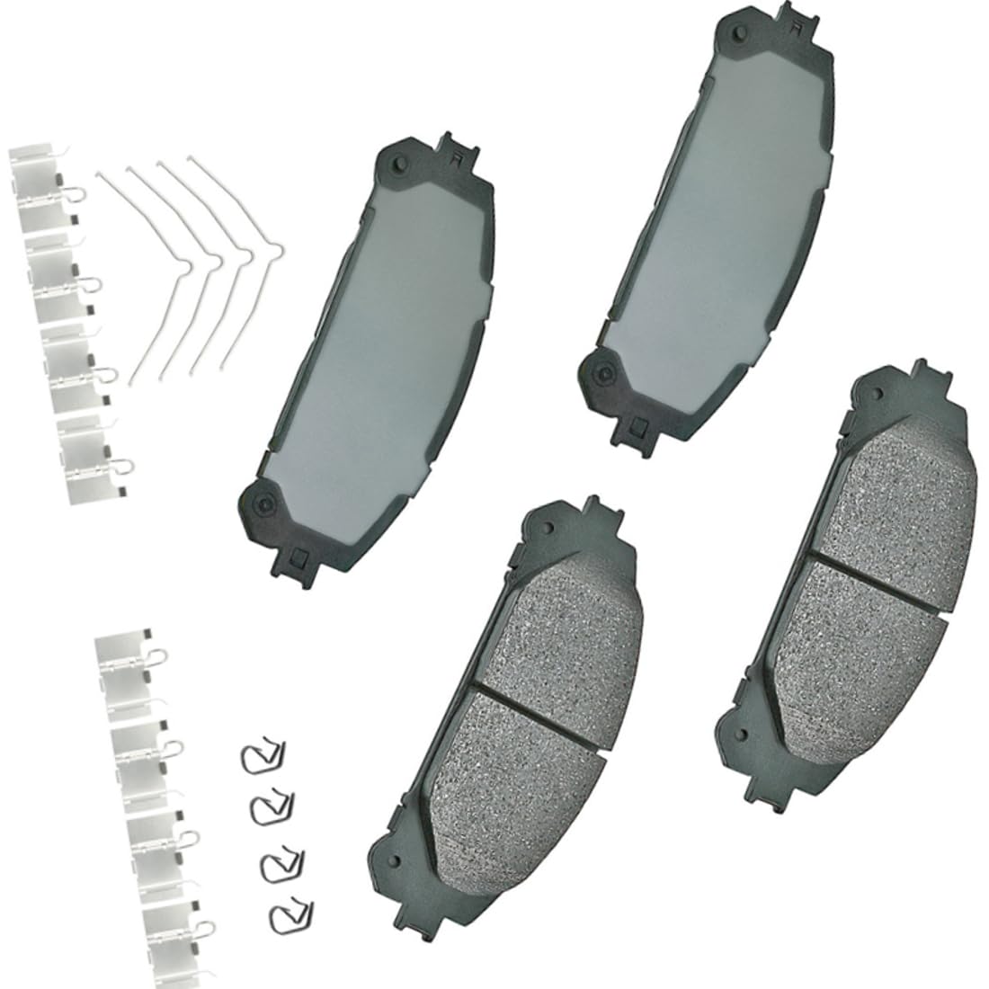 Amazon.com: PRFMNCR 1 x Front Disc Brake Pad Set Replacement