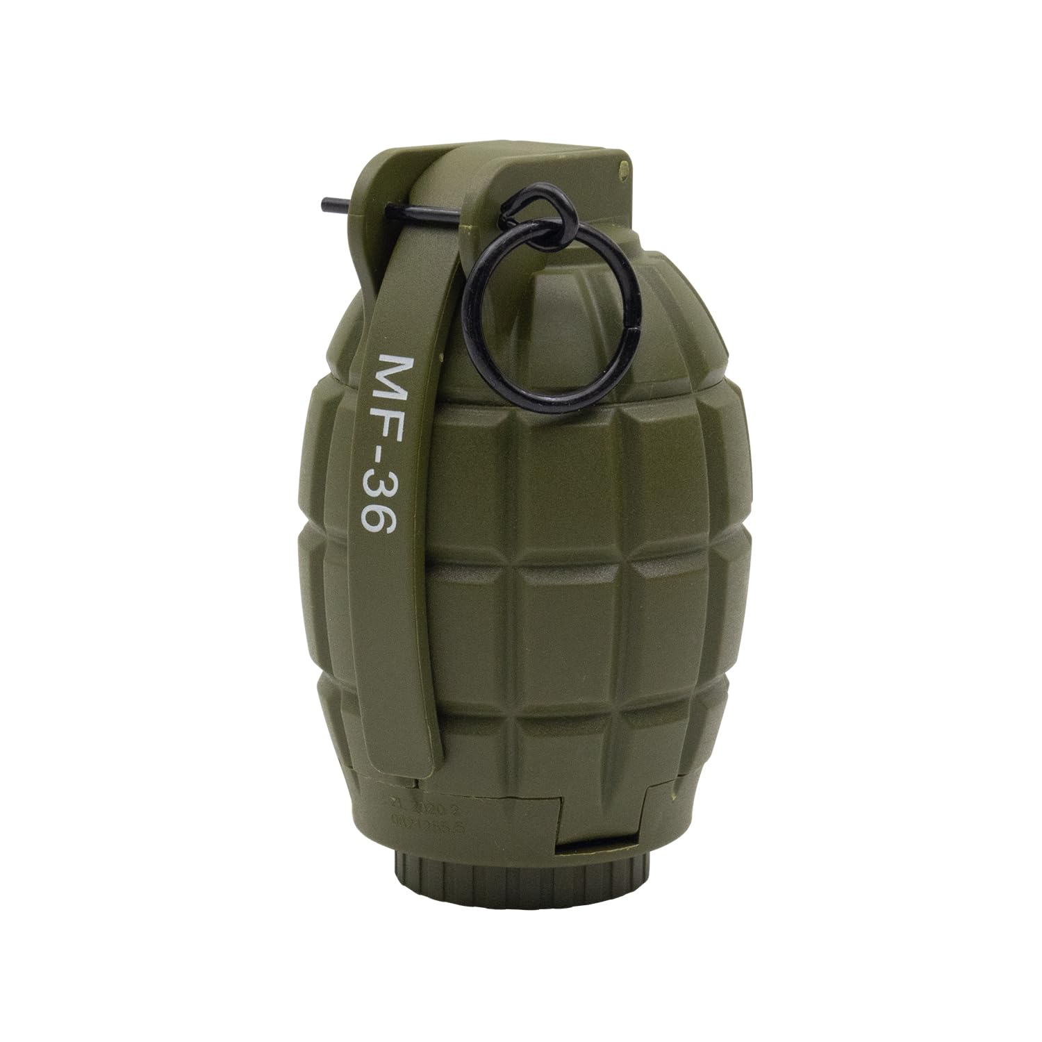 Zhongren Airsoft Tactical Grenade Plastic CS Battle Game Toy Dummy Hand Grenades Model Pull Ring Toys for Age 14+ (MF-36-GR)
