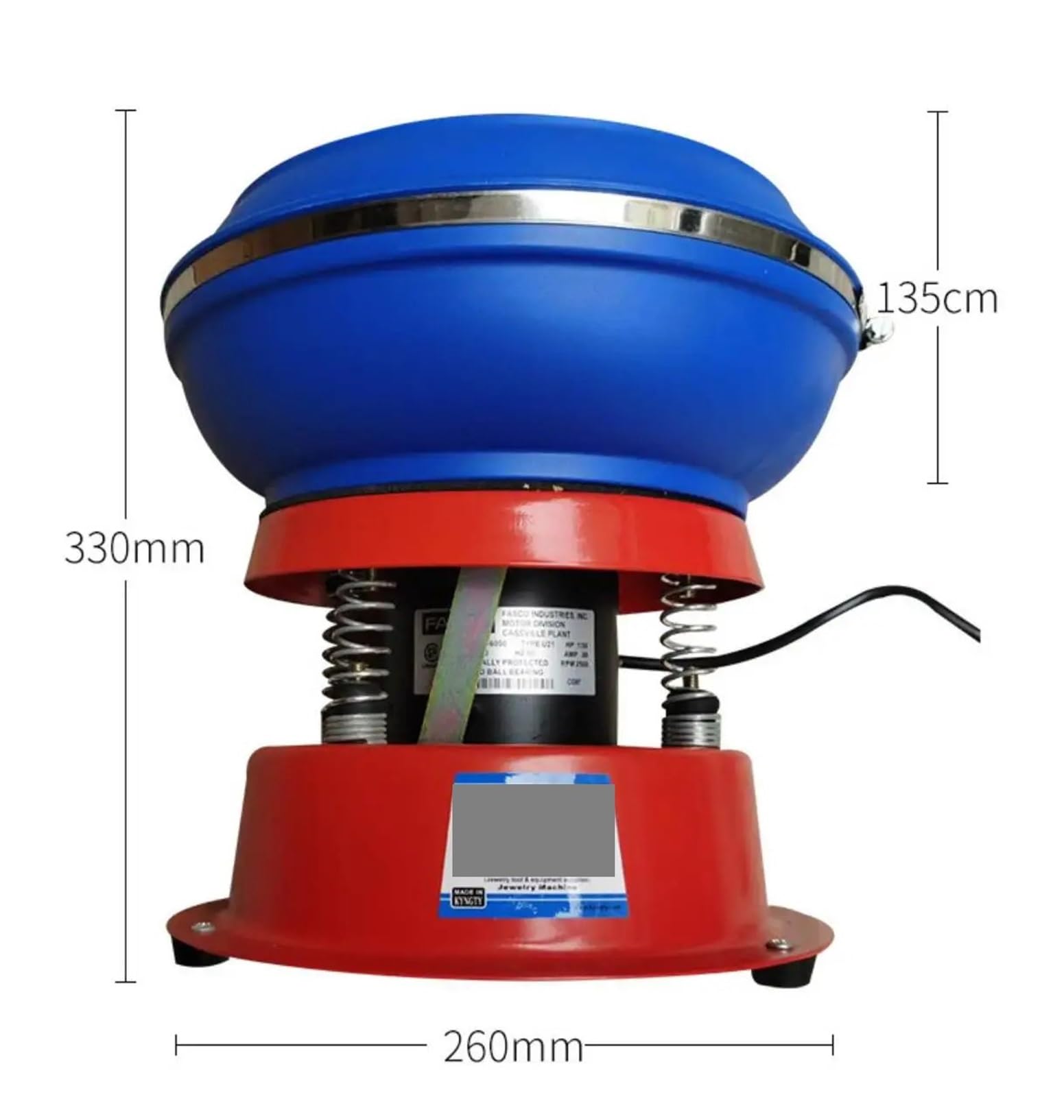 Máquina pulidora vibratoria de joyería con kit de piedra de tambor - Limpiador ultrasónico para piedras preciosas