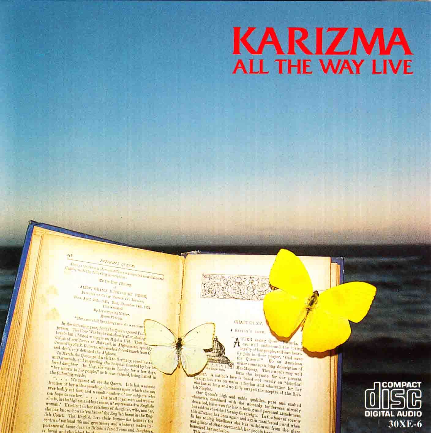 KARIZMA (3) - All The Way Live - Disque CD