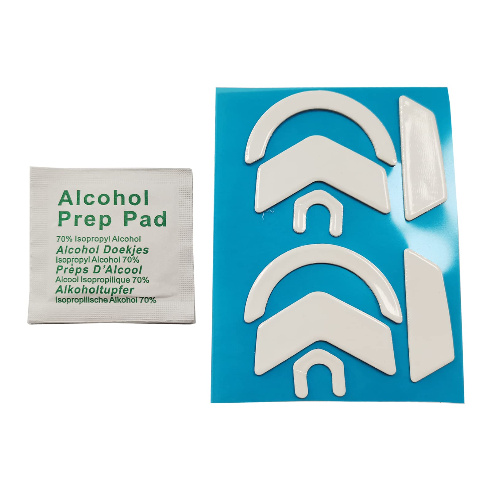 Kangnice Skates Feet Pad for G502X Mice Glides Curved Edges White 2 Sets