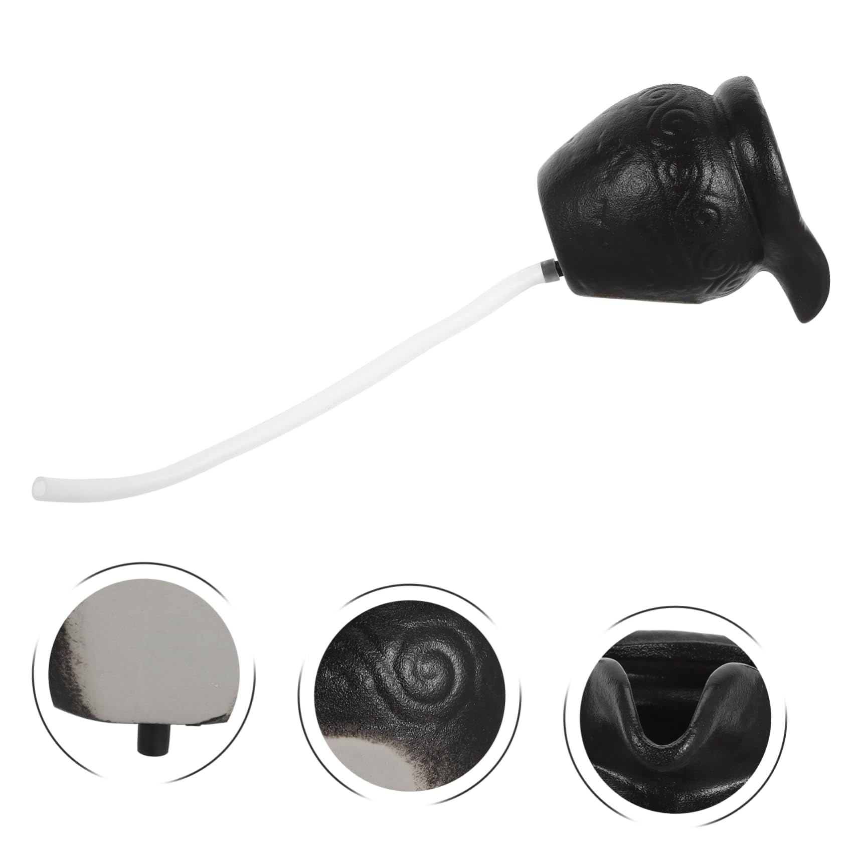 Cabilock Garden Water Fountain Ceramic Jar Fountain Topper Decorative Waterfall Jar for Outdoor Courtyard