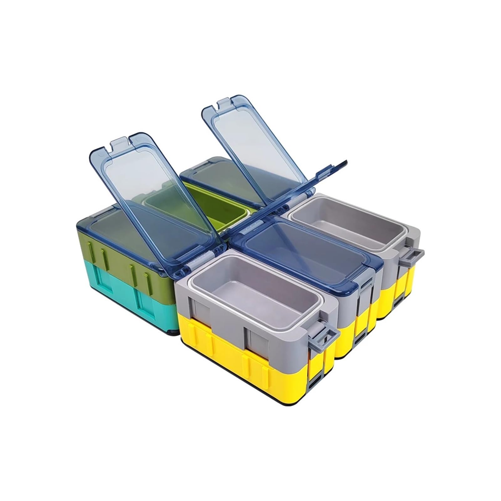 Paquete de 15 Mini organizadores Cajas Aparejos Pesca
