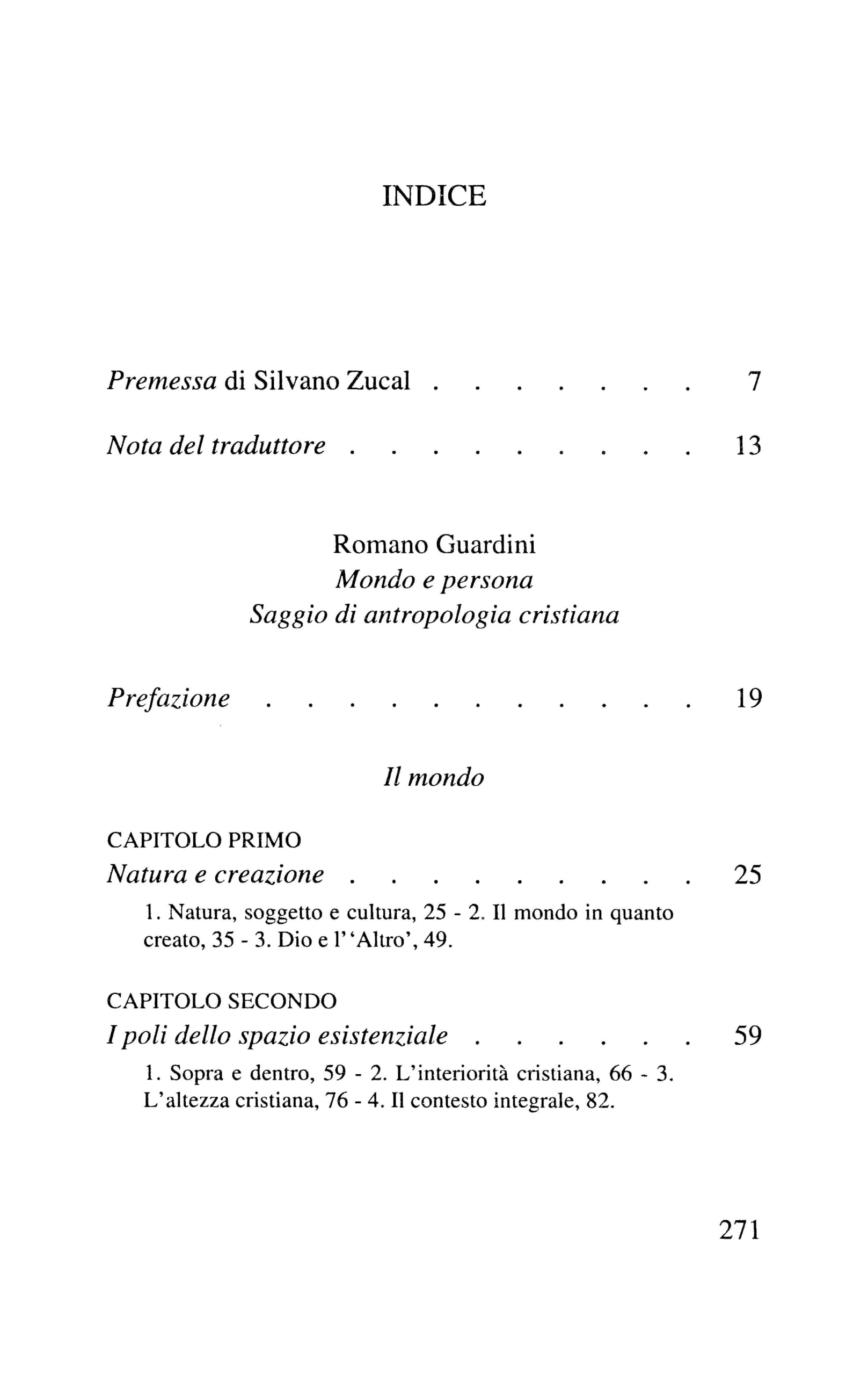 Mondo e persona. Saggio di antropologia cristiana. Nuova ediz.