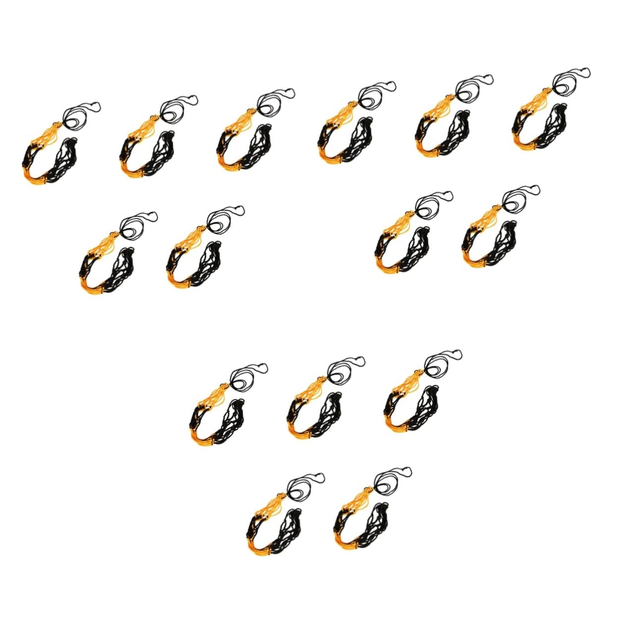 BESPORTBLE 3sets Multi-function Soccer Bag Wear-resistant Mesh Nylon Net Bag Ball Accessory Outdoor Storage 5pcs*3