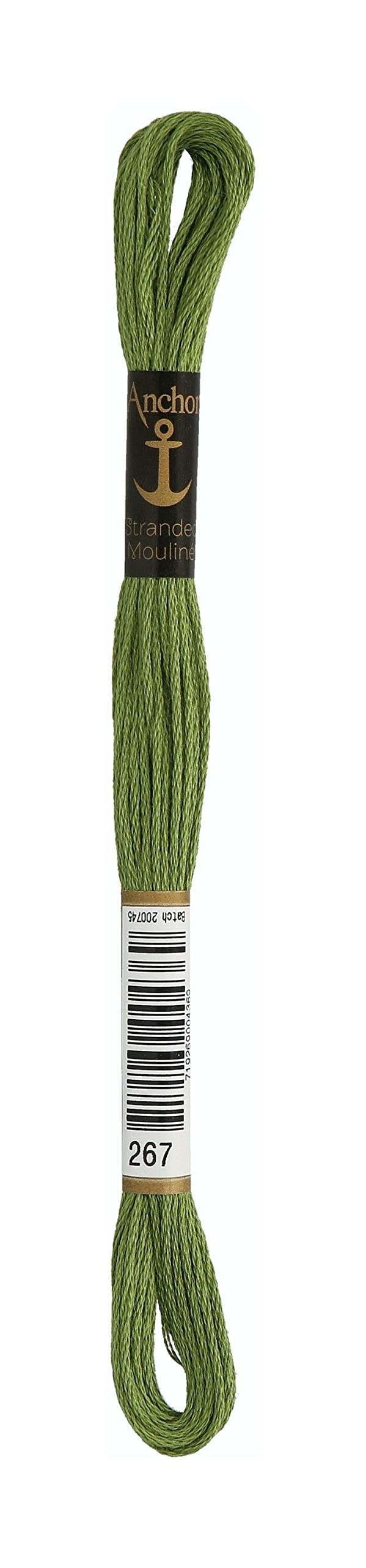 Anchor Six Strand Embroidery Floss 8.75 Yards-Avocado Medium 12 per Box