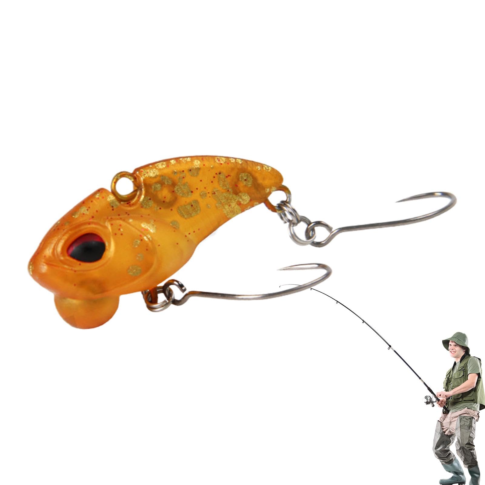 Esche Da Pesca 3.8cm - 24 Pezzi Con Ganci Tripli Per Trota E Spigola - Foto 4