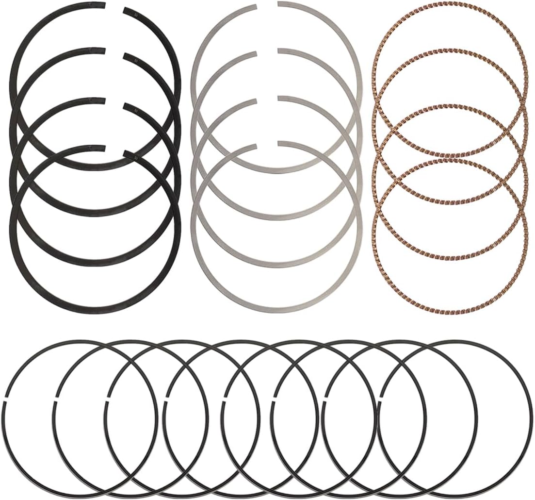 Piston Ring Set +0.50mm Oversize for G4NC 2.0L Hyundai/Kia (2014-2018) - Fits for G4NC Elantra, Tucson, Soul, Forte, Replaces OEM #23041-2E210 & 230412E210, Engine Rebuild Kit