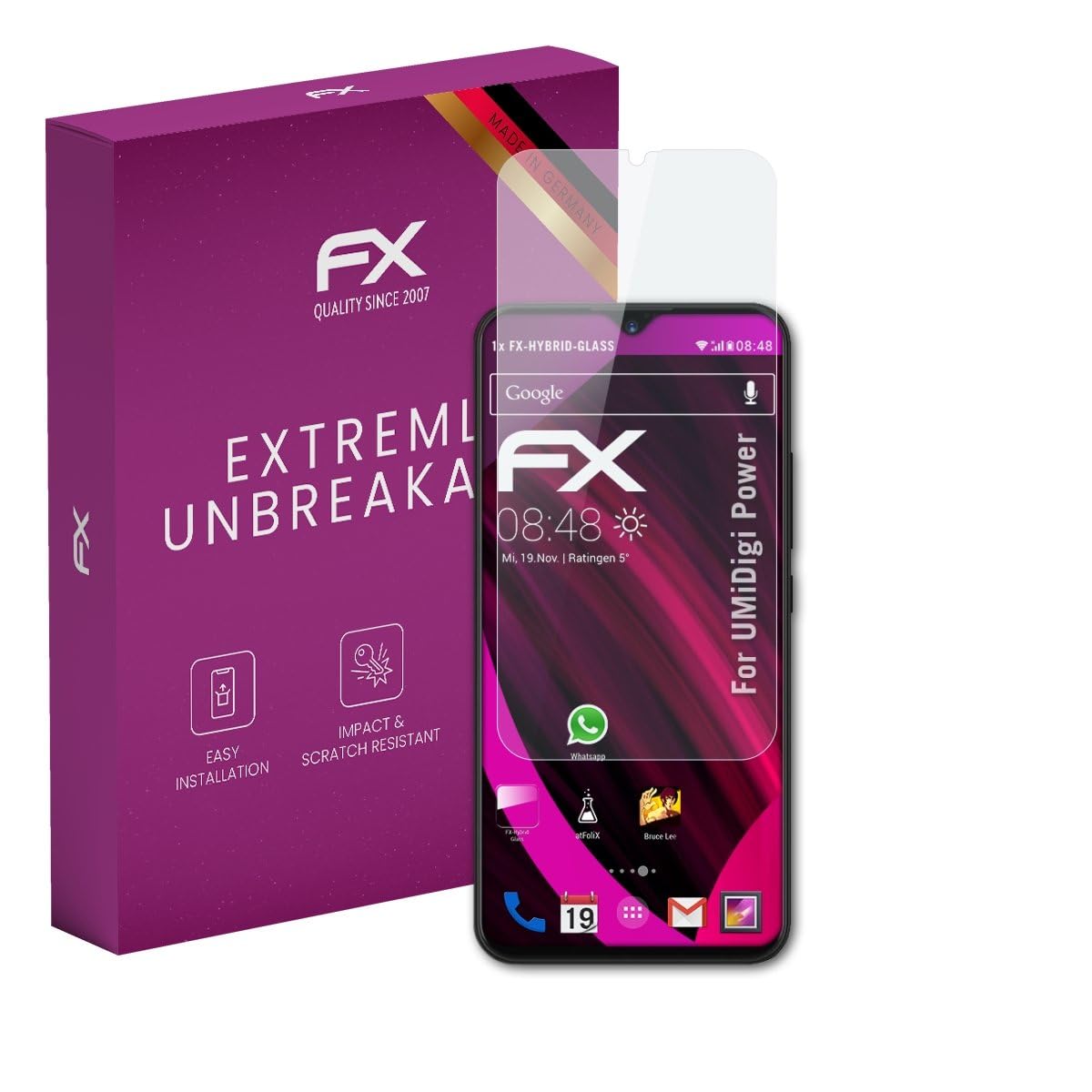 AtFoliX Lámina Protectora De Pantalla Compatible Con UMiDigi F3