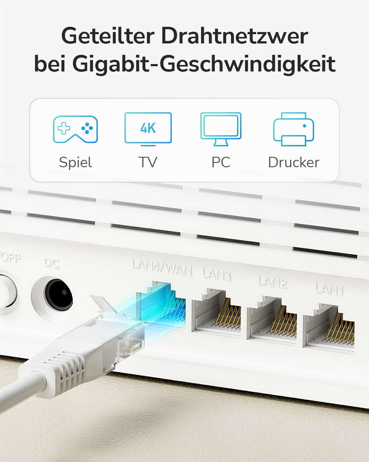 Cudy Entsperrter 4G LTE Cat 6 Gigabit Modem Router mit SIM-Kartensteckplatz, 2 CA, AC1200 WiFi, OpenVPN, Wireguard, IPsec, VPN, LT700E