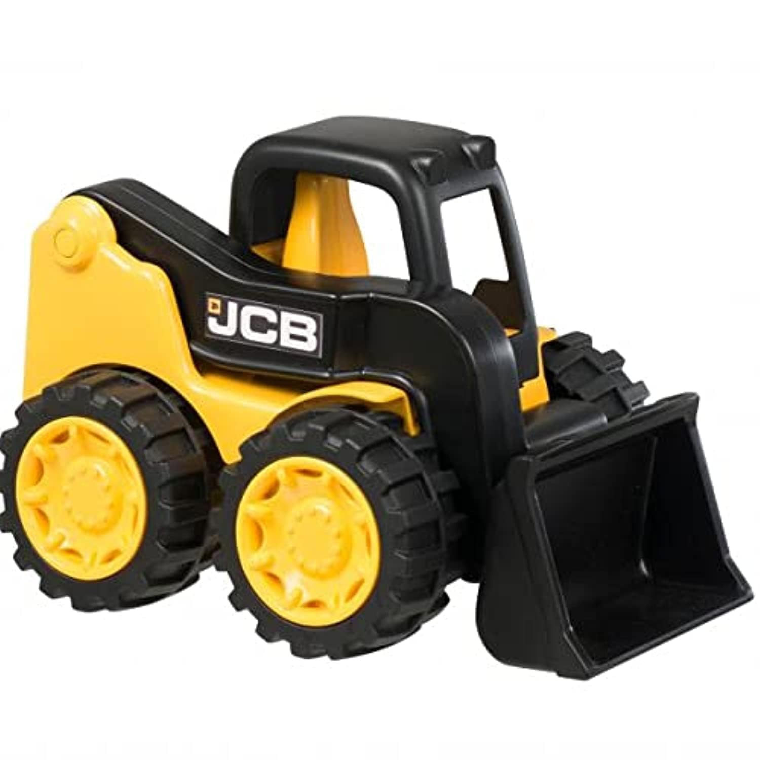 Hamleys Ralleyz JCB Skid Steer Yellow, Building and Construction Role Play Toys for kids, 7 inch, Age 3 years+